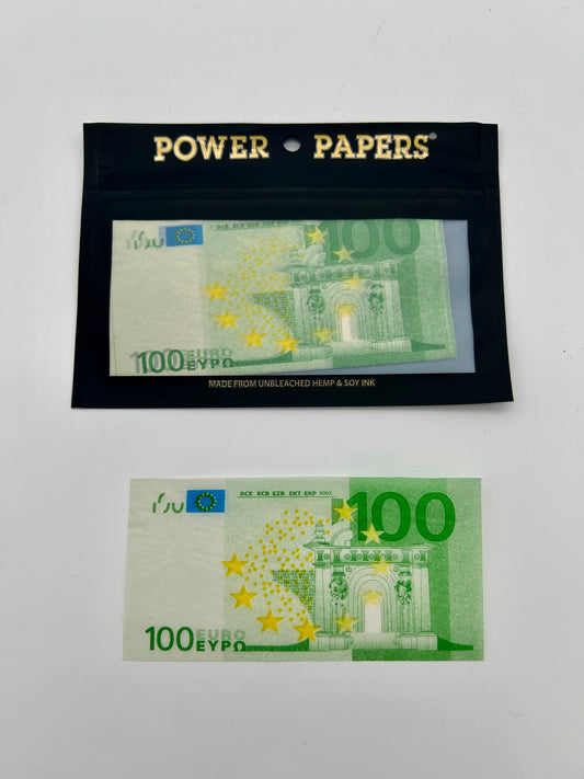Power Papers 100 EURO Super King Size + Tips