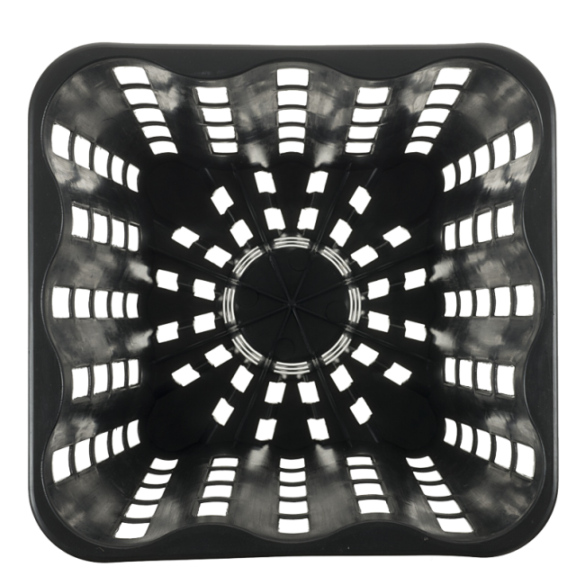 Topf Multi, viereckig, schwarz, 20 x 20 x 25,5 cm, 6,5 L