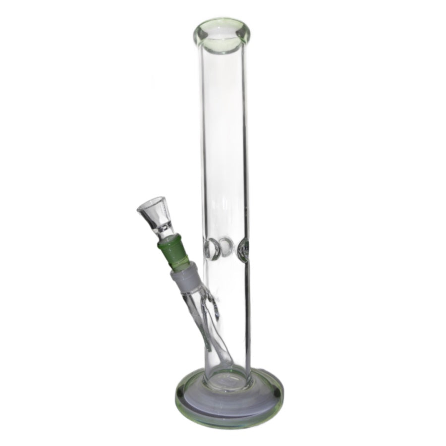 7MM.Glassbong + Eis H: 42cm.NS 18,8 Grün