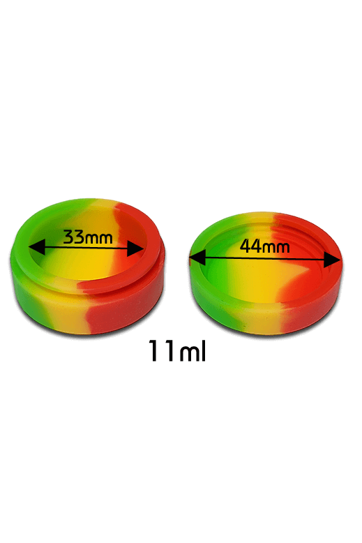 Silikonöldose 44x22mm 11ml rund, farblich sortiert