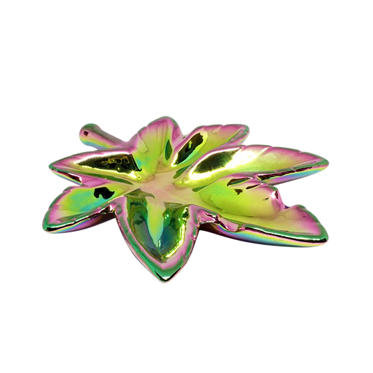 Rainbow Leaf Keramik Aschenbecher 135 x 150 x 25mm