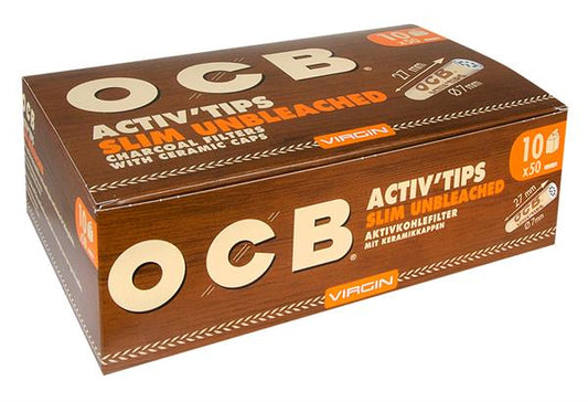 OCB Activ Tips Slim Unb. Akf. ø7mm-50er