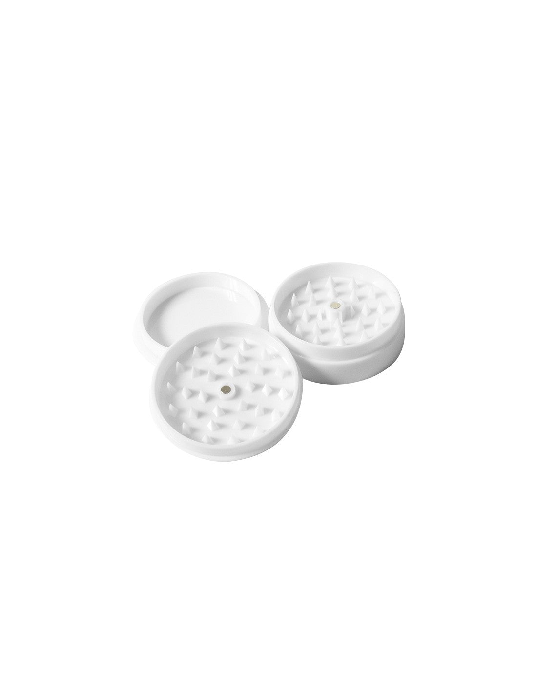 Acrylic Grinder Weiß, 3 teilig, ø 60mm, Höhe: 25mm