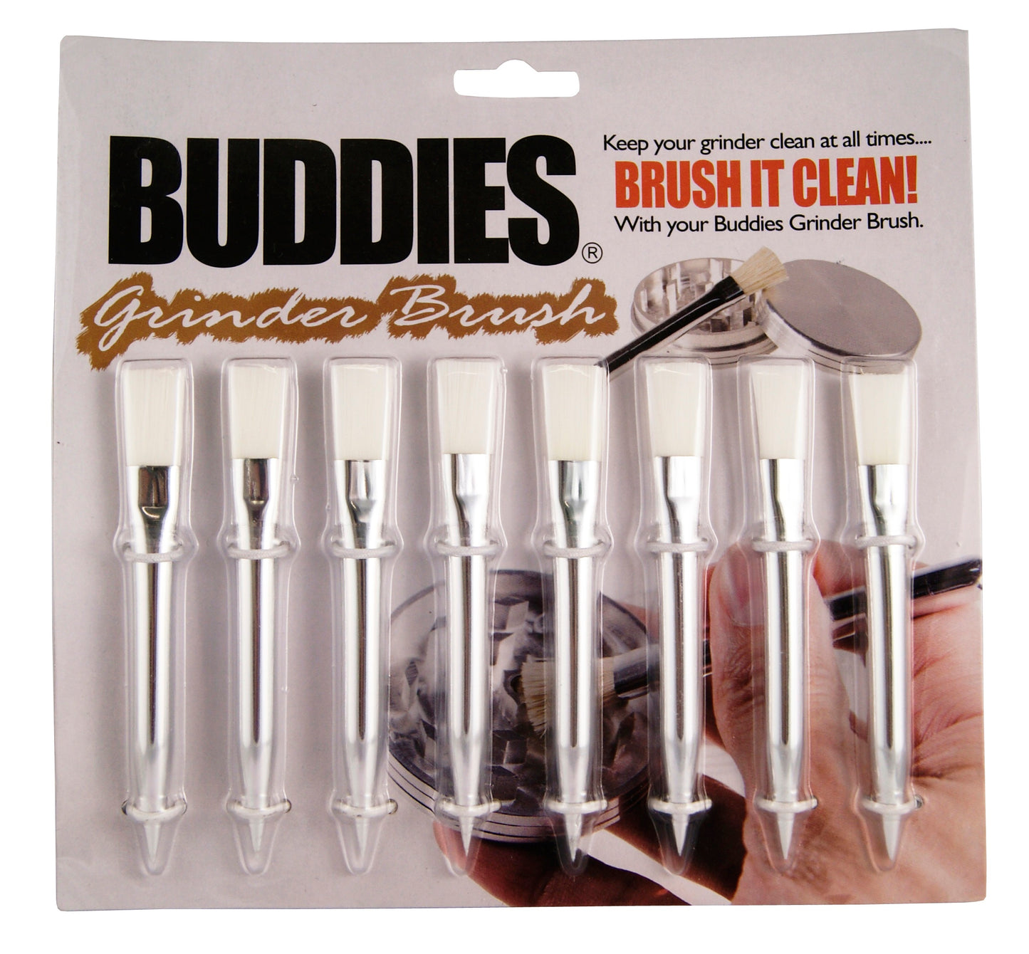 Buddies 2in 1 Siebchenkratzer -Grinderbürste, 80mm