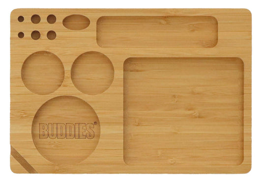 BUDDIES Bamboo - Rolling Tray klein