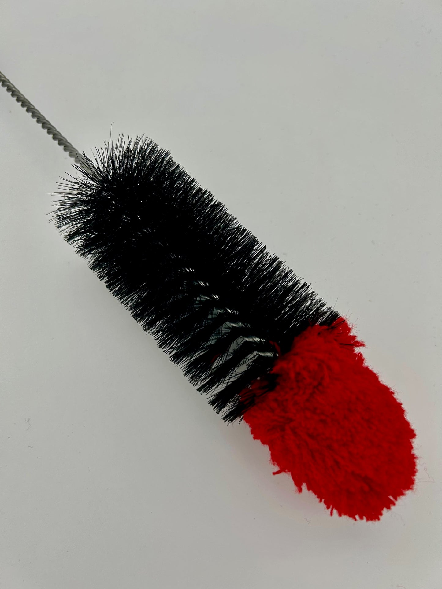 Bong Bürste 50 cm Schwarz/Rot