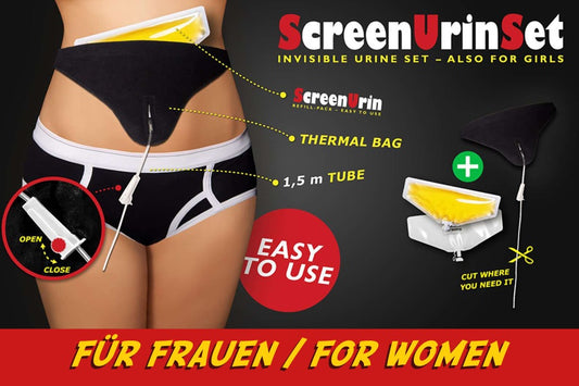 ScreenUrin - Clean Urin Set für Frauen