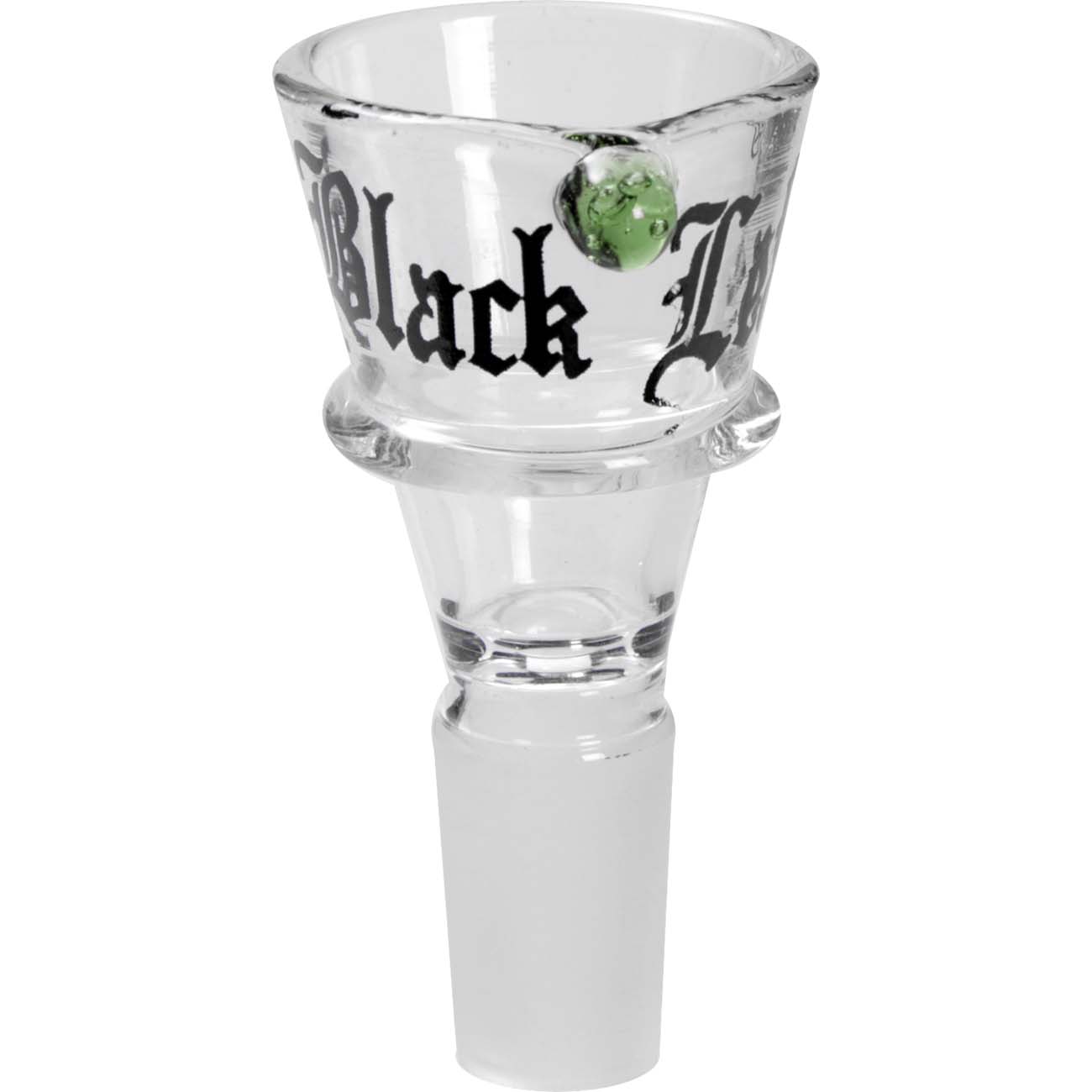 'Black Leaf' Klemm Glaskopf für 20mm Sieb NS: 14,5