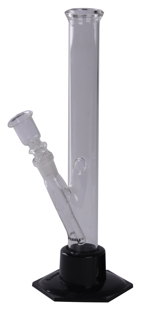 B.B.B Glasbong zylindrisch mit Plastikfuß,14.5er, H: 29cm, Ø 30mm