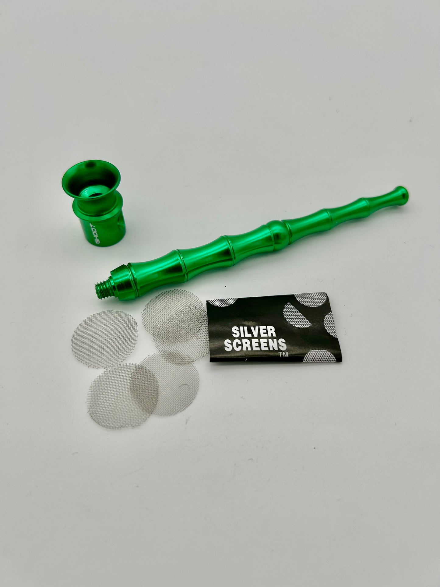 GHODT Bamboo Alu Pipe Green L:13cm