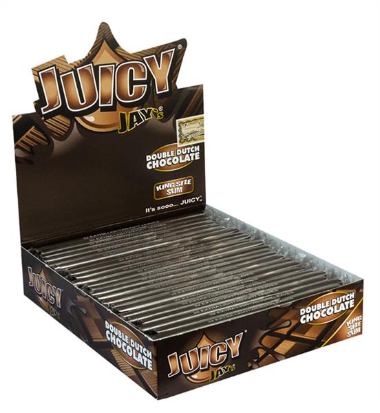 Juicy Jays-Double Dutch Chocolate King Size Slim aromat. Papier,