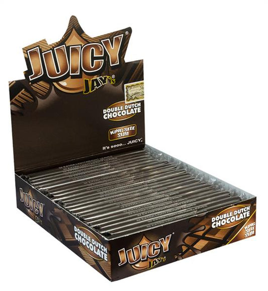 Juicy Jays-Double Dutch Chocolate King Size Slim aromat. Papier,