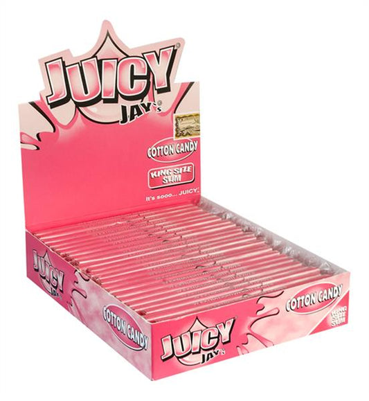 Juicy Jays Cotton Candy King Size Slim aromat. Papier,