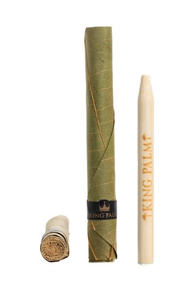 King Palm "Natural" Terpene Infused Real Leaf SLIM Rolls 2 Rolls