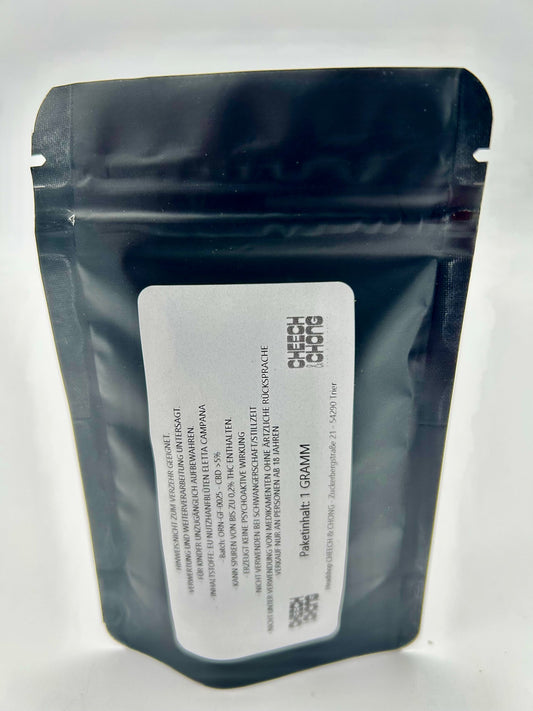 Orange Juicy Fruit CBD Blüten 1g, EU Hanf, CBD< 15 %,THC< 0,2 %