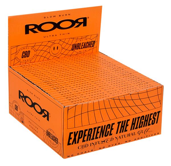 OCB - ROOR Unbleached Slim Papers KSS CBD Natural Gum