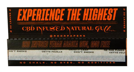 OCB - ROOR Unbleached Slim Papers KSS CBD Natural Gum
