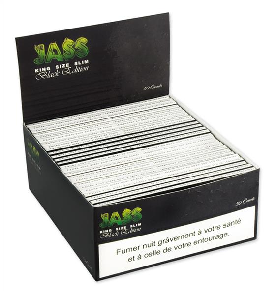 JASS King Size Slim BLACK EDITION Papier