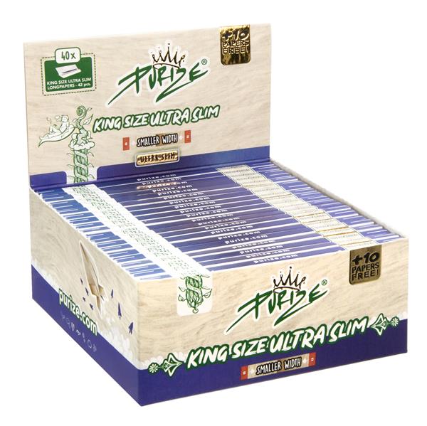 PURIZE® King Size Ultra Slim Unbleached