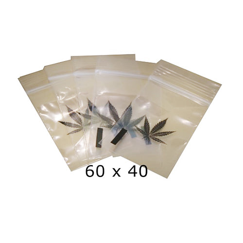 Zip-Tütchen, 40x60mm BLATT 50 µ VE100