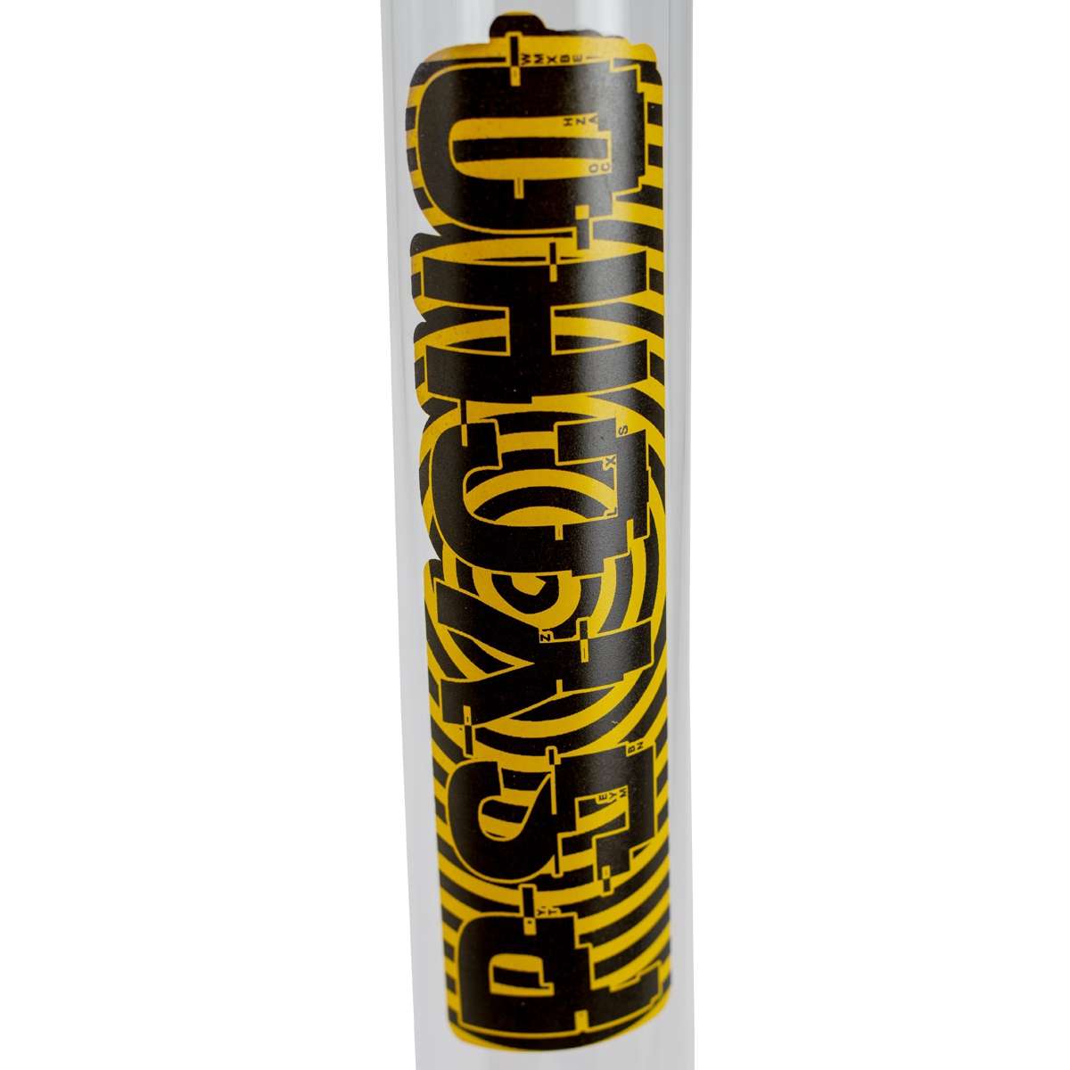 Psycho Glas Bong gebogen - H:40cm - Ø:45mm - NS:18.8mm