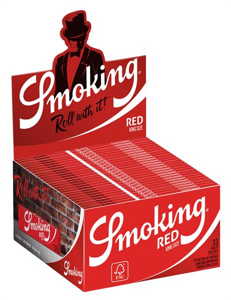 Smoking Red King Size Papier