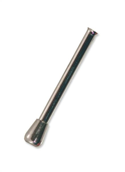 Ziehrohr aus Edelstahl, OLIVE, silber