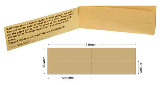RAW PROTIPS Filtertips perforiert