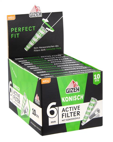 GIZEH Active Filter Slim konisch ø 6-7mm (konisch)