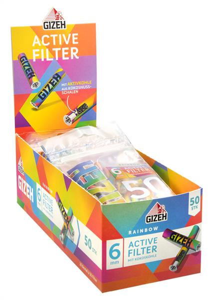 GIZEH RAINBOW Active Filter Slim ø 6mm