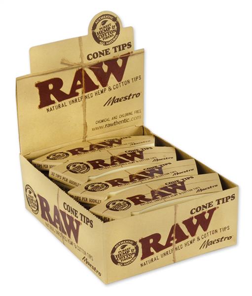RAW CONE SHAPED MAESTRO Slim Filtertips perforiert