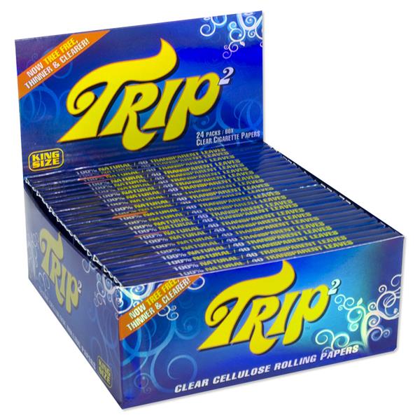 TRIP2 Clear King Size transparentes Papier
