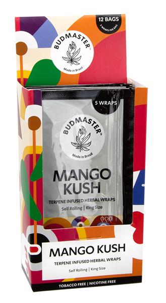 Budmaster Blunts King Size Mango Kush mit Terpenen, 5er Pckg (Pouch)