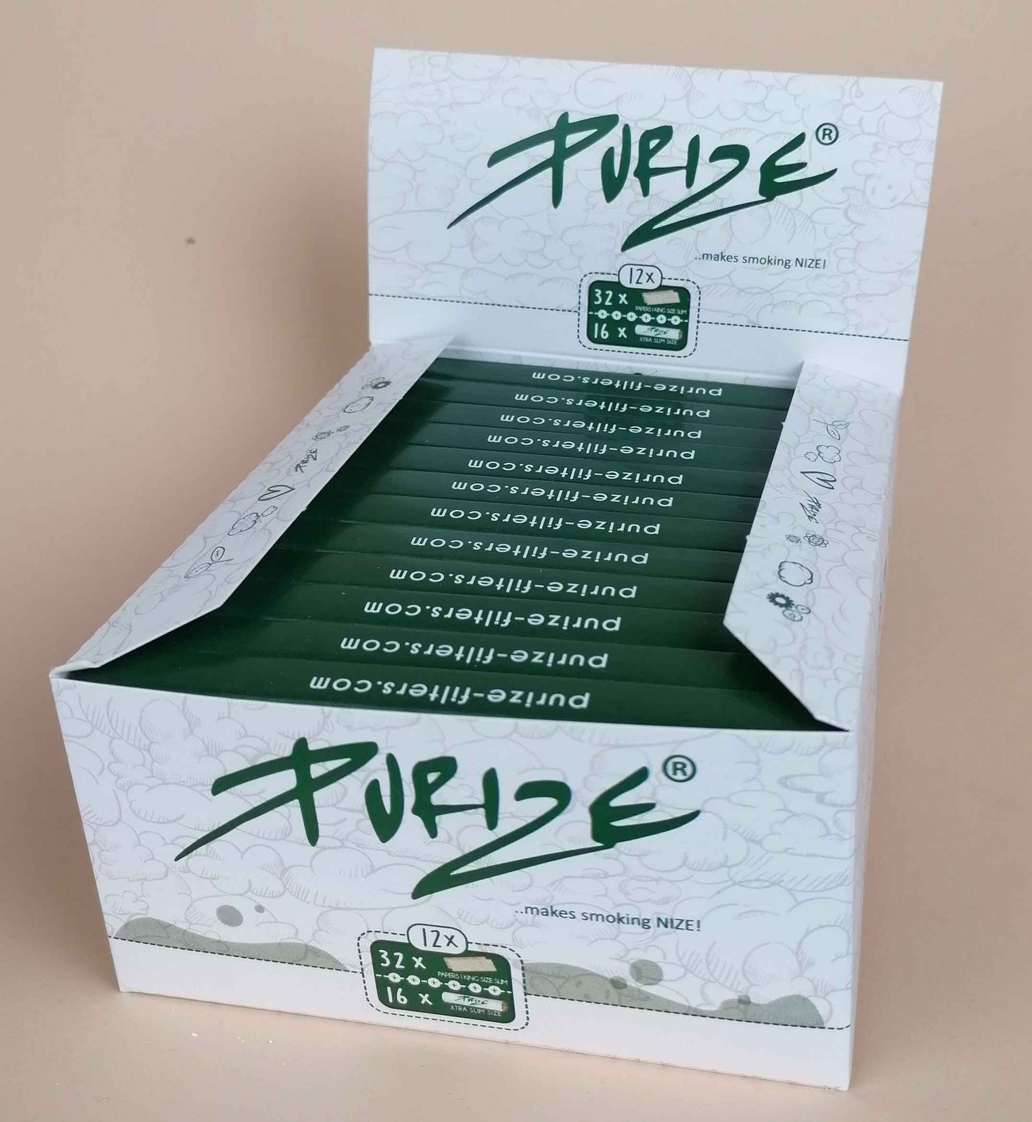 PURIZE® Papes & Tips KSS Zigarettenpapier & Extra Slim Filter