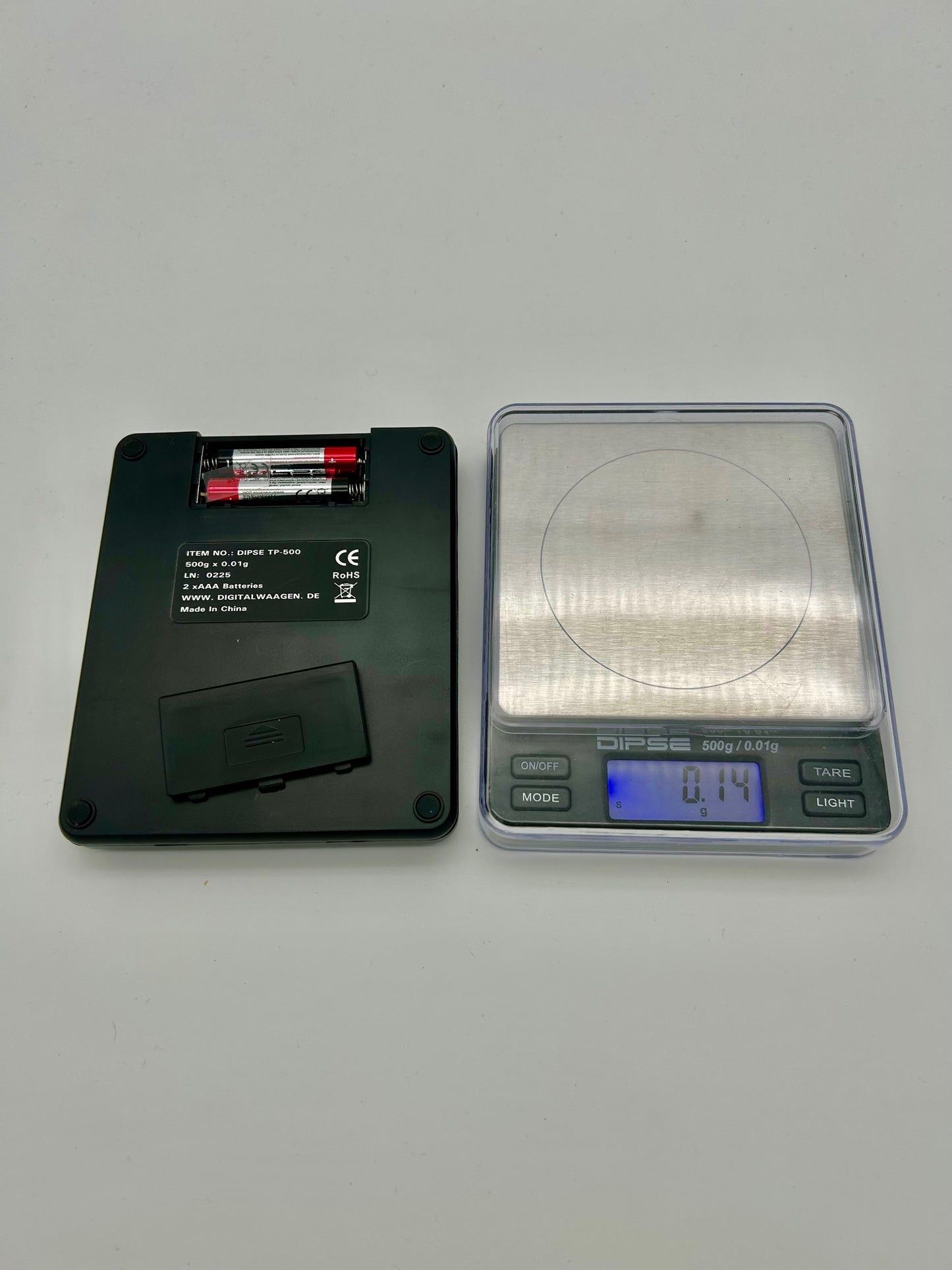 DIPSE TP-Serie - Digitale Tischwaage 500g x 0,01g