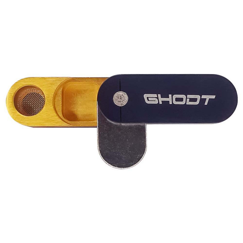 GHODT Aluminium Pfeife mit Stash Schwarz