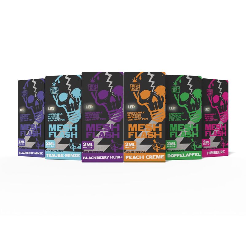 Highlight-Meshflash H2 Superior Doppelapfel 2ml mit 98?% H2 Superior Blend