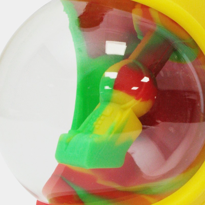 Silikon Glass Bong, Raumschiff Rasta, NS14,5