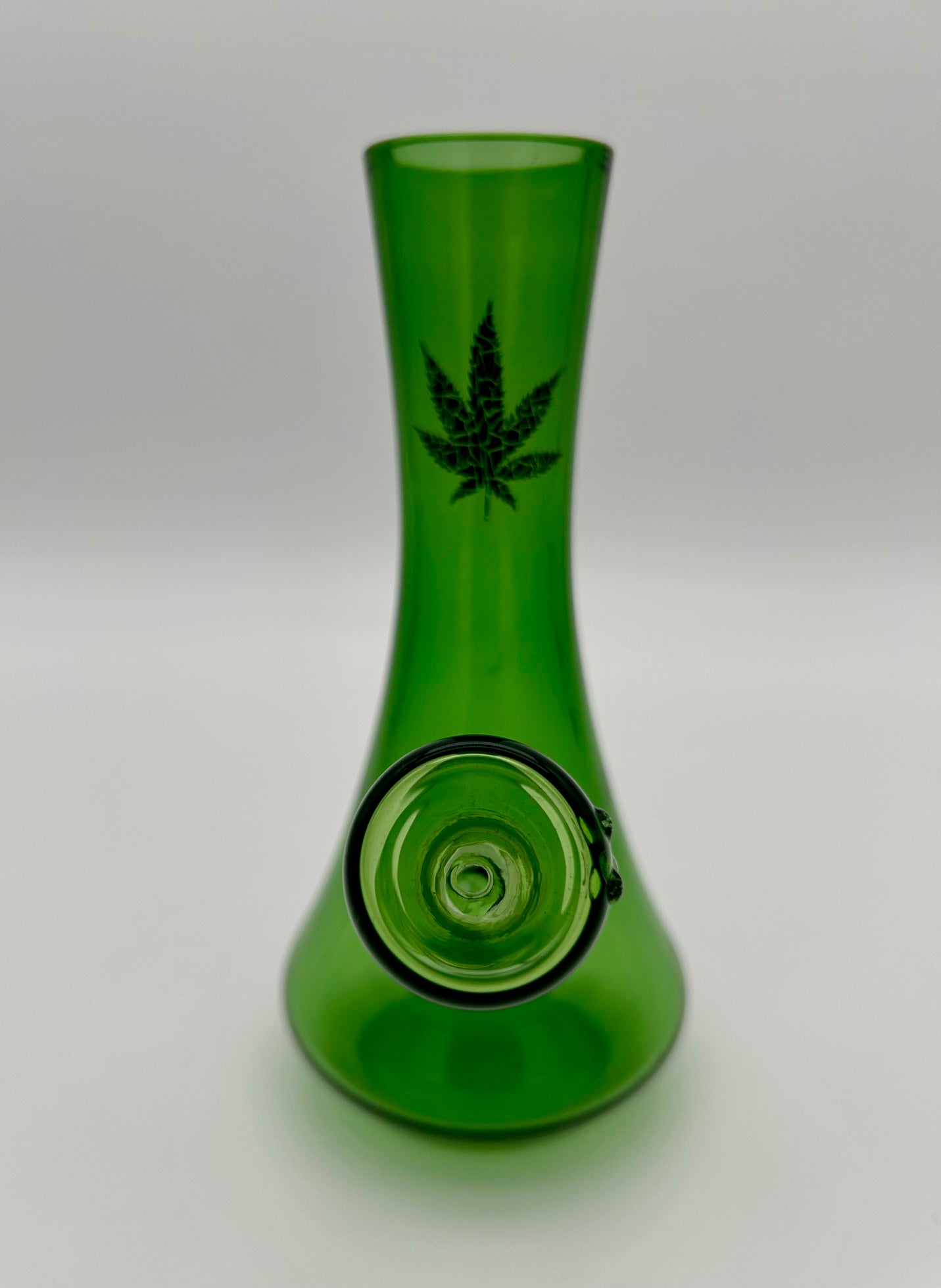 Vase Diffusor Glass Bong,19cm, Green