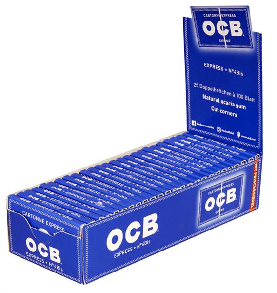 OCB Blau kurz, Gummizug (Doppel)