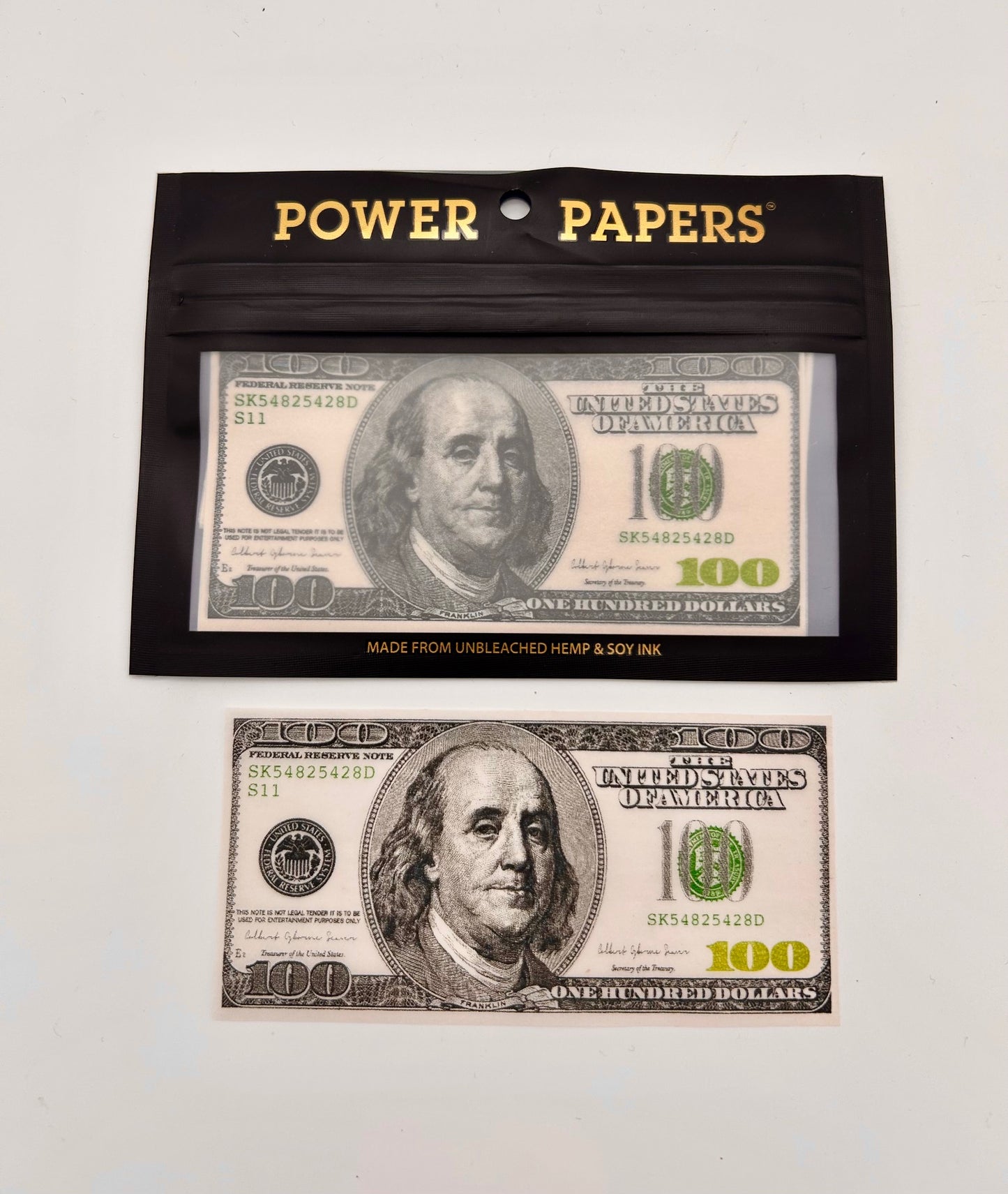 Power Papers 100 DOLLAR-Super King Size + Tips