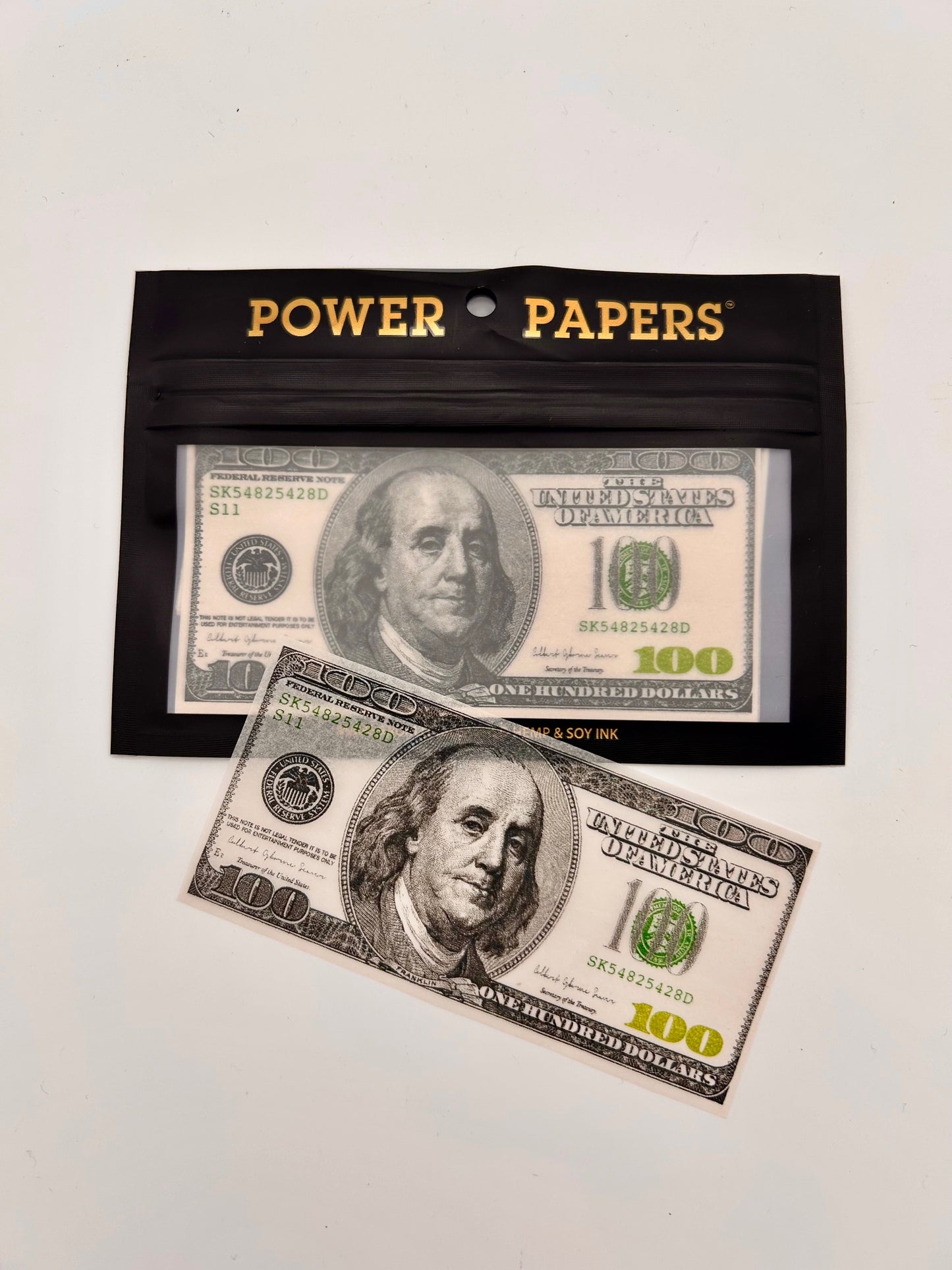 Power Papers 100 DOLLAR-Super King Size + Tips