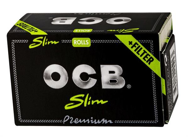 OCB Black Premium Slim Rolls + Filter