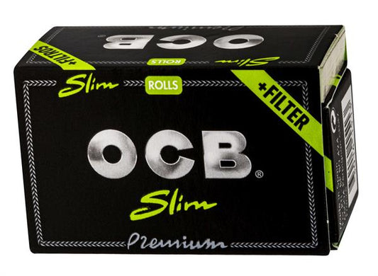 OCB Black Premium Slim Rolls + Filter