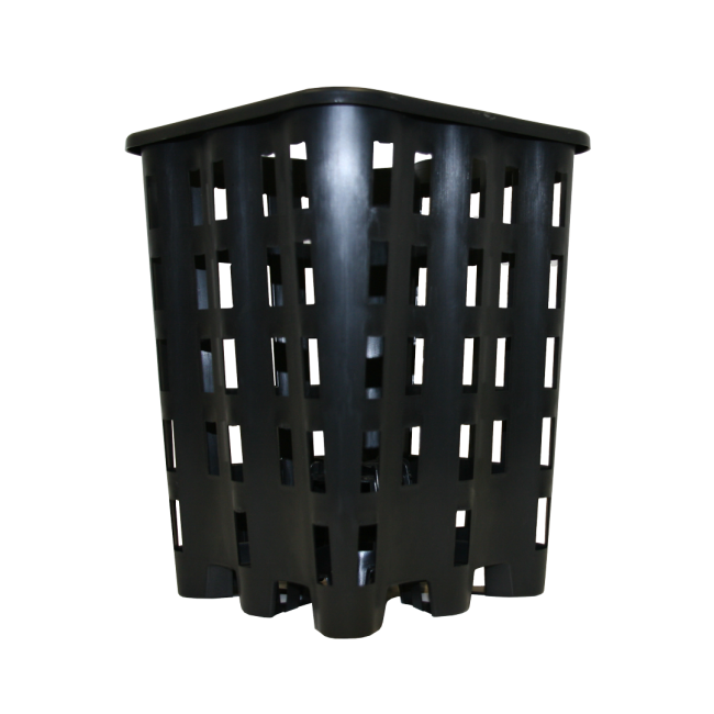 Topf Multi, viereckig, schwarz, 23 x 23 x 28 cm, 9,6 L
