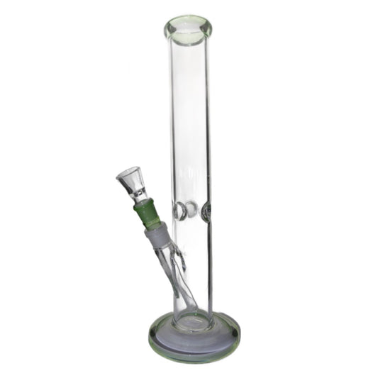 7MM.Glassbong + Eis H: 42cm.NS 18,8 Grün
