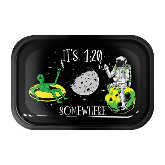 "420 Somewhere" Dreh-Tablett - Rolling Tray 29x19x1