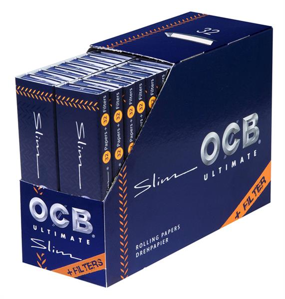 'OCB Ultimate' Papers KS Slim Ultra Thin + Tips