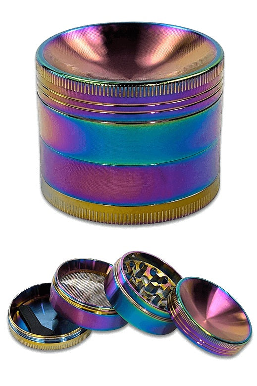 Rainbow 4-teiliger Metall Curved Grinder Ø50mm