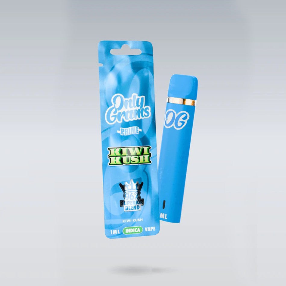 Only Grams Prime INDICA "Kiwi Kush" 96% Superior,600 Züge,1ml